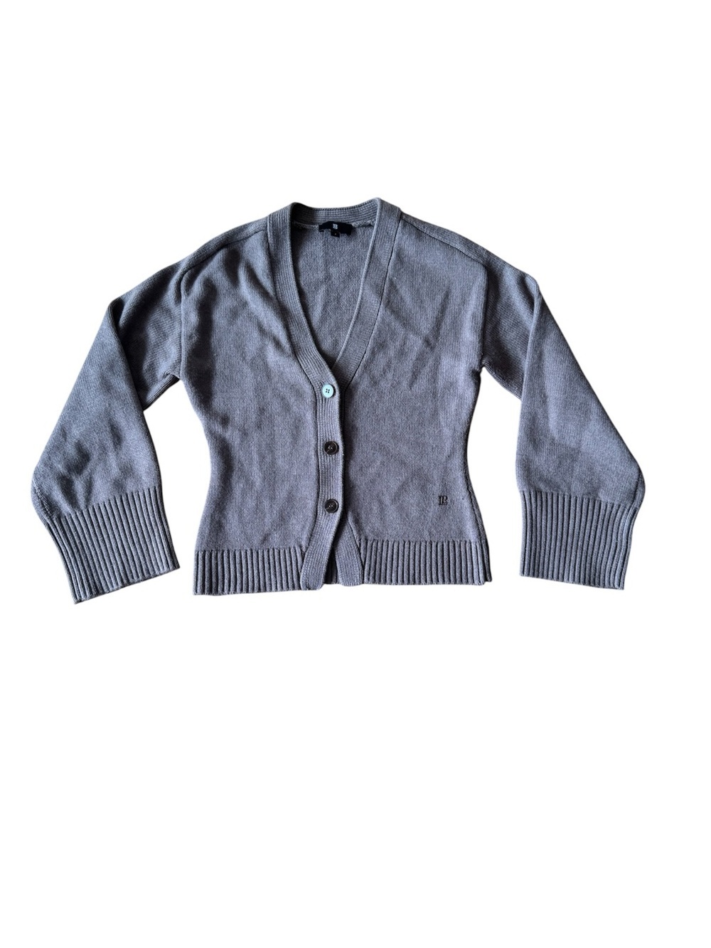 Little Puffy Ellie Button Cardigan Michelle Choi Wool Cashmere Sweater